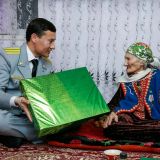 Beýik Watançylyk urşunyň weteranlary we tyl zähmetkeşleri ýubileý medallary bilen sylaglanýarlar