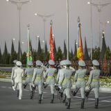 Beýik Ýeňşiň 75 ýyllygy mynasybetli dabaraly harby ýöriş