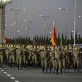 Beýik Ýeňşiň 75 ýyllygy mynasybetli dabaraly harby ýöriş