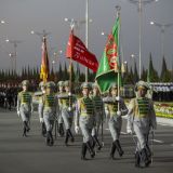 Beýik Ýeňşiň 75 ýyllygy mynasybetli dabaraly harby ýöriş