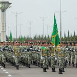 Beýik Ýeňşiň dabaraly harby ýörişinde milli goşunymyzyň kuwwaty