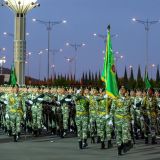 Beýik Ýeňşiň dabaraly harby ýörişinde milli goşunymyzyň kuwwaty