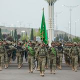 Beýik Ýeňşiň dabaraly harby ýörişinde milli goşunymyzyň kuwwaty