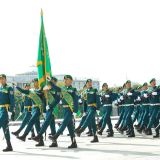 Garaşsyzlygymyzyň 28 ýyllygynyň şanyna harby ýöriş