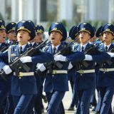 Garaşsyzlygymyzyň 28 ýyllygynyň şanyna harby ýöriş