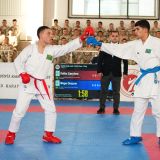 Harby gullukçylaryň arasynda karatedo boýunça sport ýaryşy geçirildi
