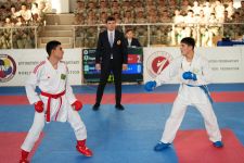 Harby gullukçylaryň arasynda karatedo boýunça sport ýaryşy geçirildi