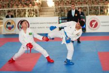 Harby gullukçylaryň arasynda karatedo boýunça sport ýaryşy geçirildi