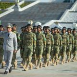 Harby kasamy kabul eden harby gullukçylar – ýurdumyzyň konstitusion gurluşynyň mizemez daýanjy