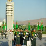 Harby kasamy kabul eden harby gullukçylar – ýurdumyzyň konstitusion gurluşynyň mizemez daýanjy