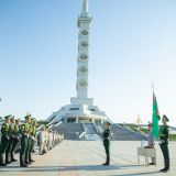 Harby kasamy kabul eden harby gullukçylar – ýurdumyzyň konstitusion gurluşynyň mizemez daýanjy