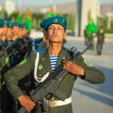 Harby kasamy kabul eden harby gullukçylar – ýurdumyzyň konstitusion gurluşynyň mizemez daýanjy