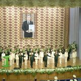 «Her gymmatly eseriňiz, zamanaň bagty, Arkadag!»