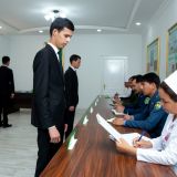 Lebap welaýatynda harby gulluga ugratmak dabaralary