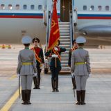 Russiýa Federasiýasynyň wekiliýeti 748-nji atyjylyk polkunyň söweşjeň baýdagyny ýurdumyza getirdi