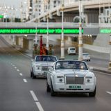 Russiýa Federasiýasynyň wekiliýeti 748-nji atyjylyk polkunyň söweşjeň baýdagyny ýurdumyza getirdi