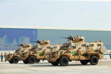 Täze harby tehnikalar harby ýörişde ilkinji gezek