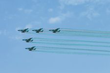 Täze harby tehnikalar harby ýörişde ilkinji gezek