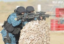 «Türkmen edermen» ýörite maksatly toparlaryň harby türgenleşigi geçirildi