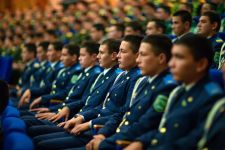 Türkmenistanyň Ýaragly Güýçleriniň serkerdelerine nobatdaky harby atlary dakyldy