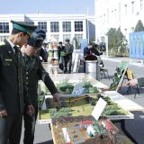 Watan goragçylarynyň gününe bagyşlanan sergi