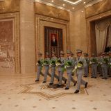 Watanyň wepaly ogly Berdimuhamet Annaýewiň heýkeline gül goýmak çäresi geçirildi