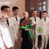 Ýaş watançylar uruş weteranlaryny gutladylar