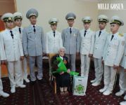 Ýaş watançylar uruş weteranlaryny gutladylar