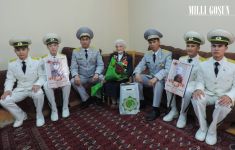 Ýaş watançylar uruş weteranlaryny gutladylar