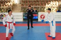 Harby gullukçylaryň arasynda karatedo boýunça sport ýaryşy geçirildi
