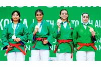 Türkmen kuraşçylary Aziýa çempionatynda 16 sany medala mynasyp boldy