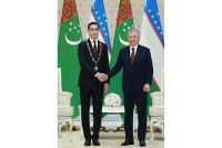 Türkmenistanyň Prezidenti bilen Özbegistan Respublikasynyň Prezidentiniň arasynda gepleşikler geçirildi