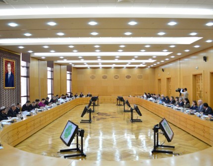 Adam hukuklary boýunça pudagara toparyň mejlisi geçirildi