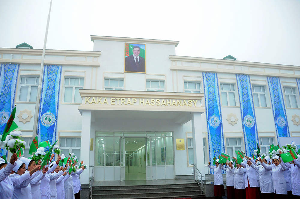 Ahal welaýatynda täze hassahana ulanylmaga berildi