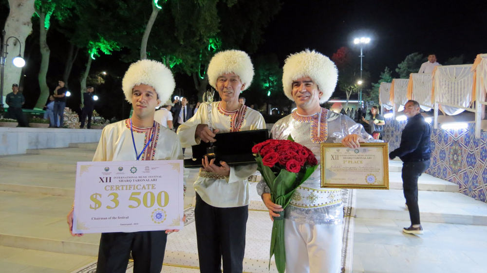 «Arçabil» topary «Şark taronalari» XII Halkara aýdym-saz gözden geçirilişinde 2-nji orna mynasyp boldy