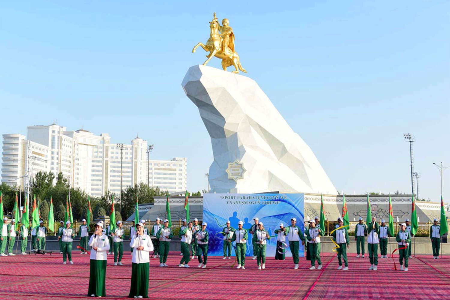 Aşgabatda marafon ýaryşy geçirildi