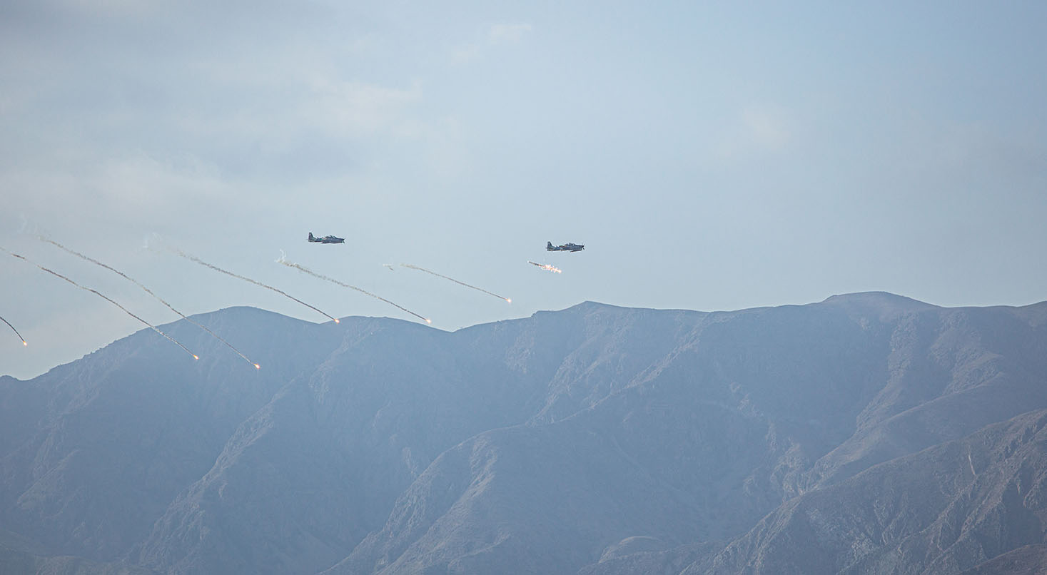 «Asman bürgütleri» söweşjeň wezipeleri ýerine ýetirdiler