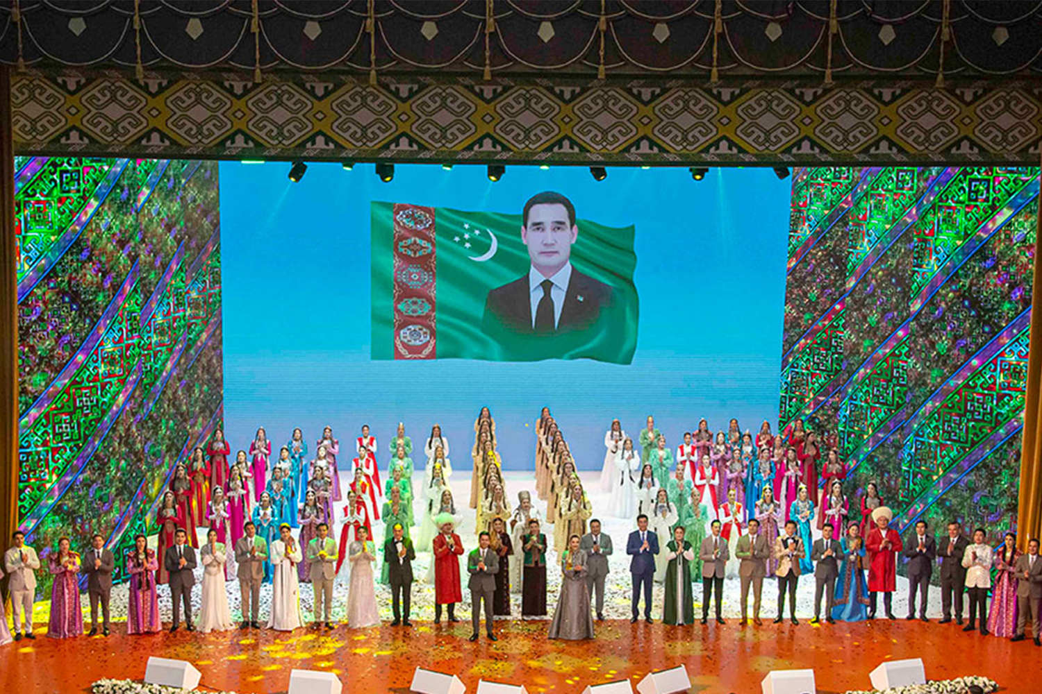 Aýdym-sazly konsert geçirildi