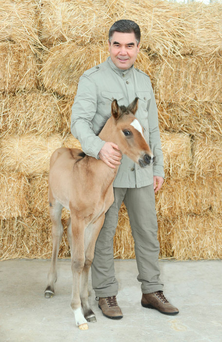 Belent Serkerdebaşymyza taýçanak sowgat berildi