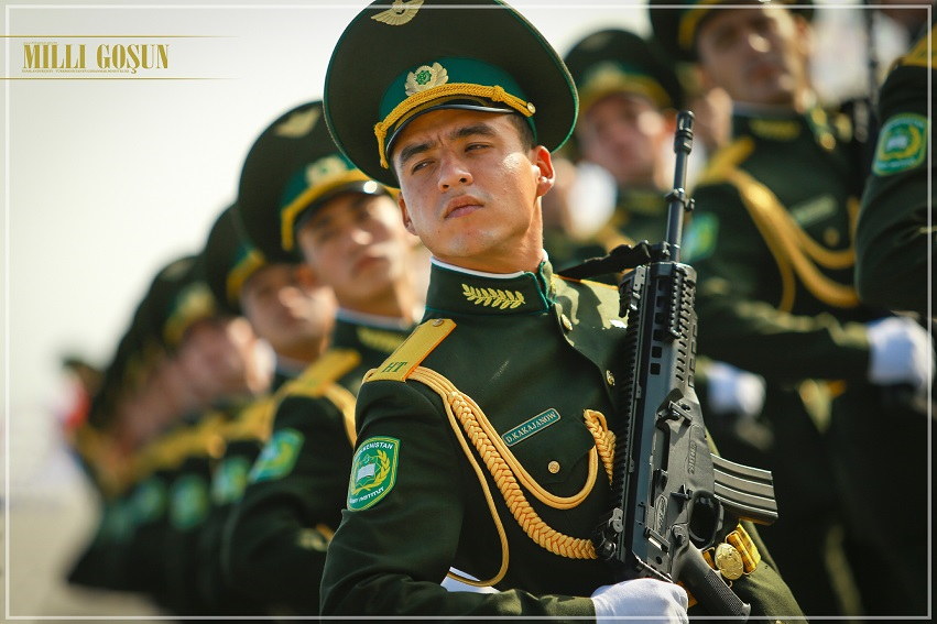 Dabaraly harby ýörişe gatnaşmak bagty