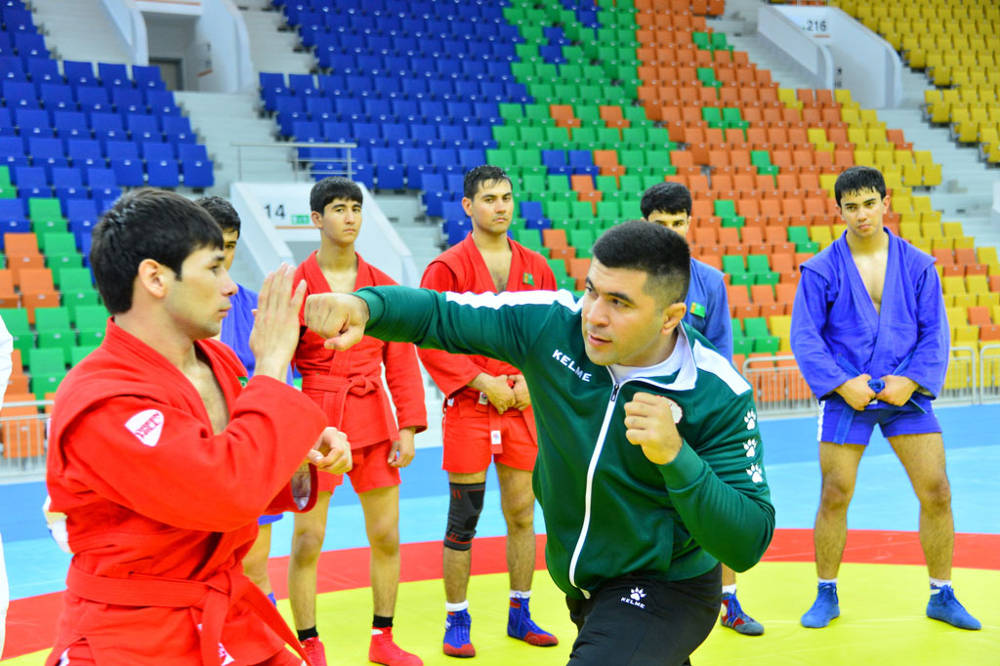 Döwletjan Ýagşymyradow samboçylarymyz bilen duşuşdy