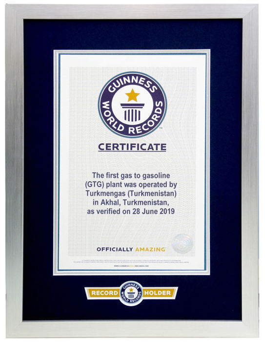 Dünýäde gazdan benzin öndürýän ilkinji zawod