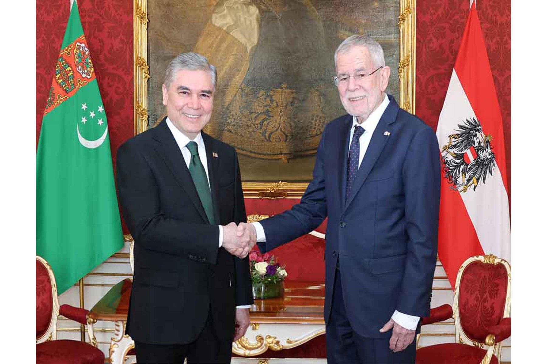 Gahryman Arkadagymyz Awstriýa Respublikasynyň Federal Prezidenti bilen duşuşdy