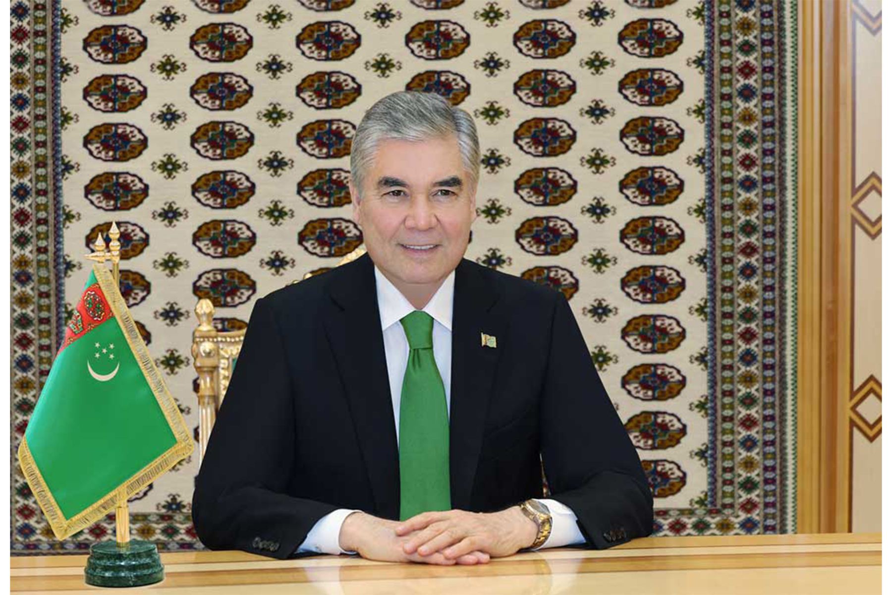 Gahryman Arkadagymyz BMG-niň Baş sekretarynyň Ýörite wekili bilen duşuşdy