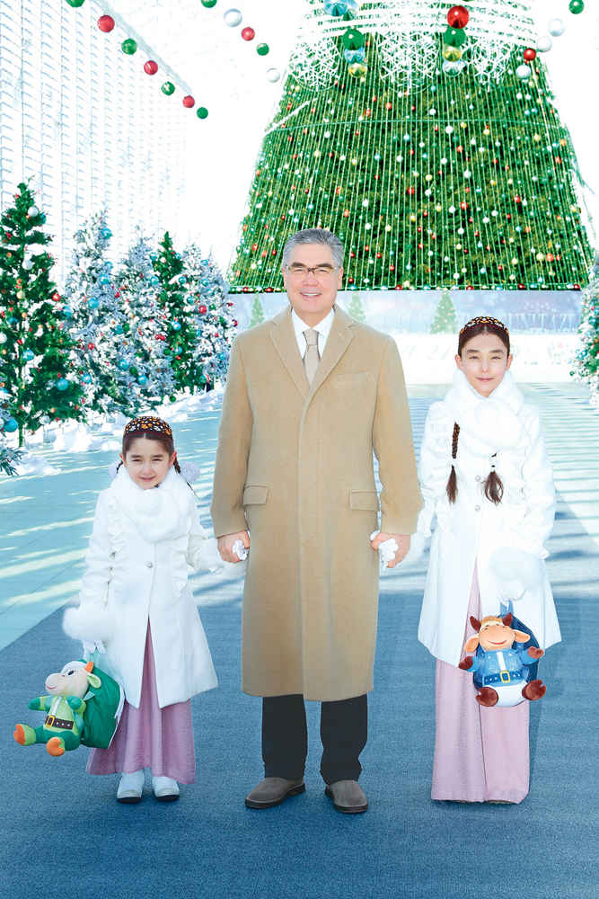 Hormatly Prezidentimiz Gurbanguly Berdimuhamedow çagalar bilen ýurdumyzyň Baş arçasyna bardy