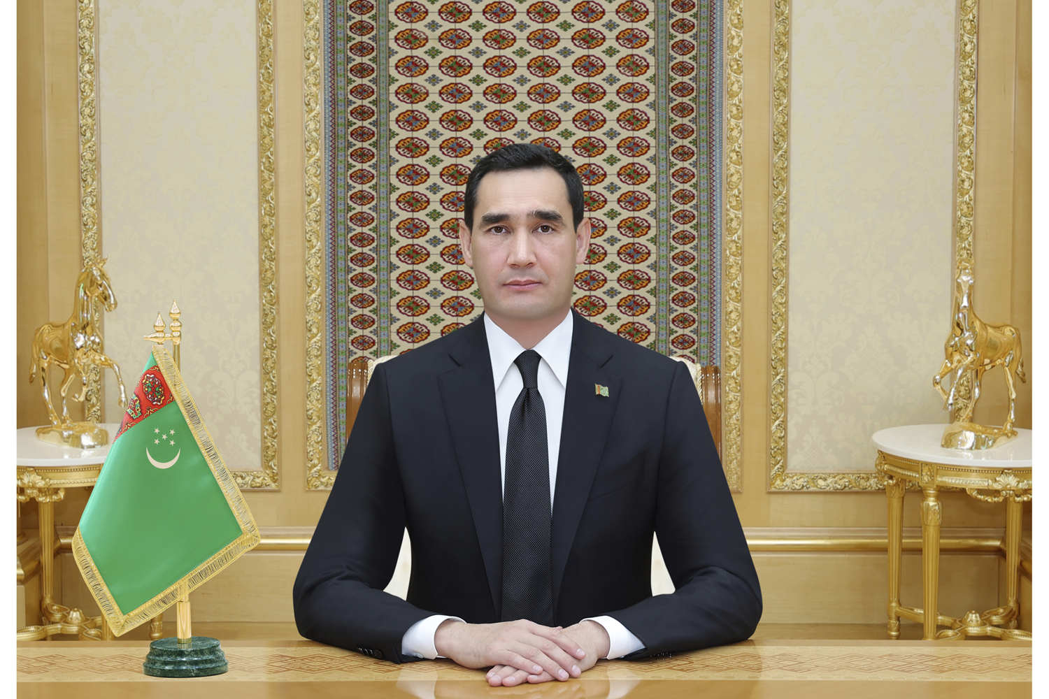 Hormatly Prezidentimiz hanym Ýutta Urpilaýneni kabul etdi