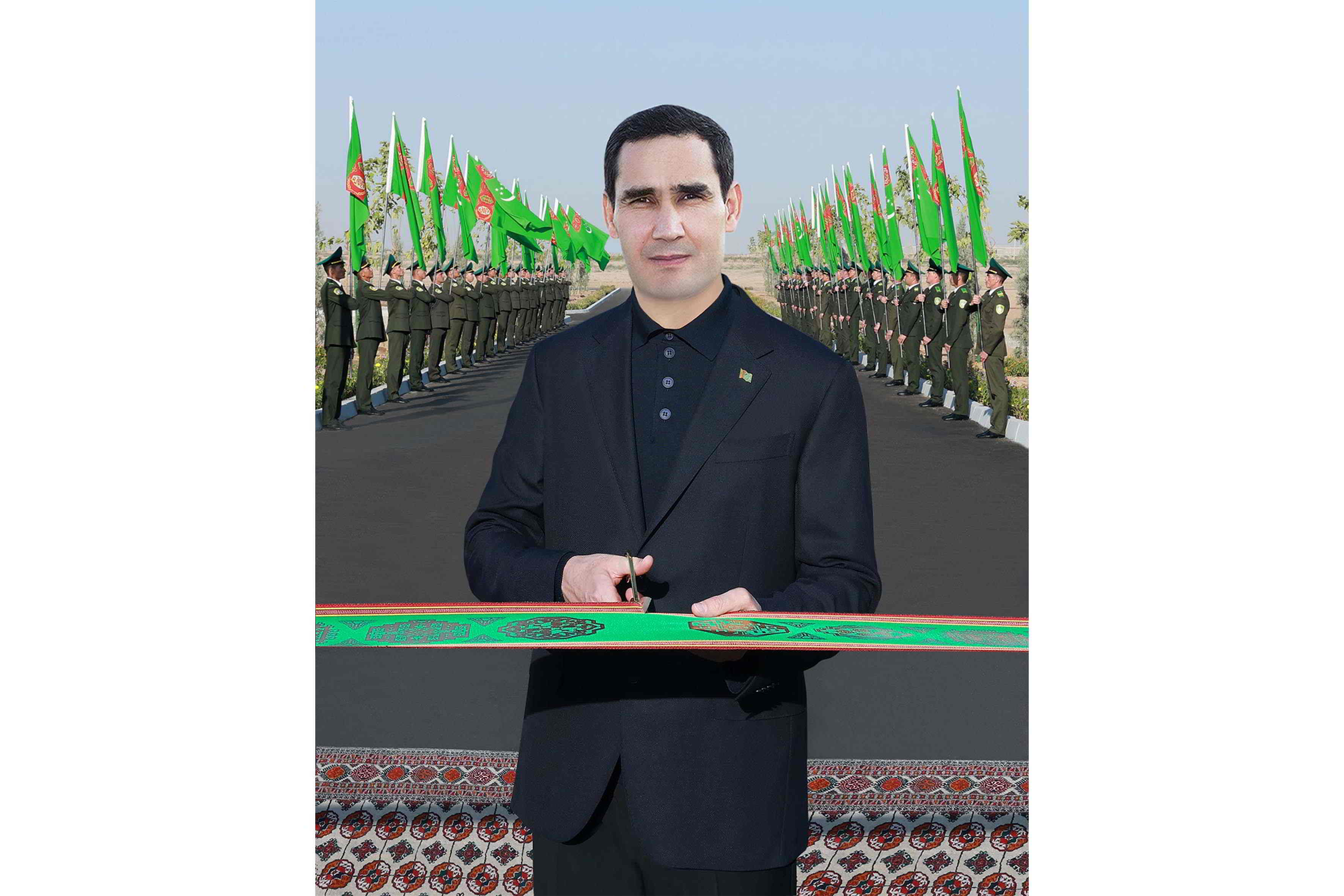 Hormatly Prezidentimiz serhet birikmesiniň täze binalar toplumynyň açylyş dabarasyna gatnaşdy