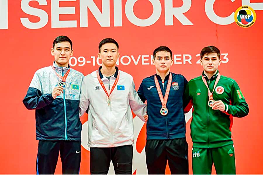 Karate boýunça Aziýanyň açyk çempionatynda bürünç medal gazanyldy