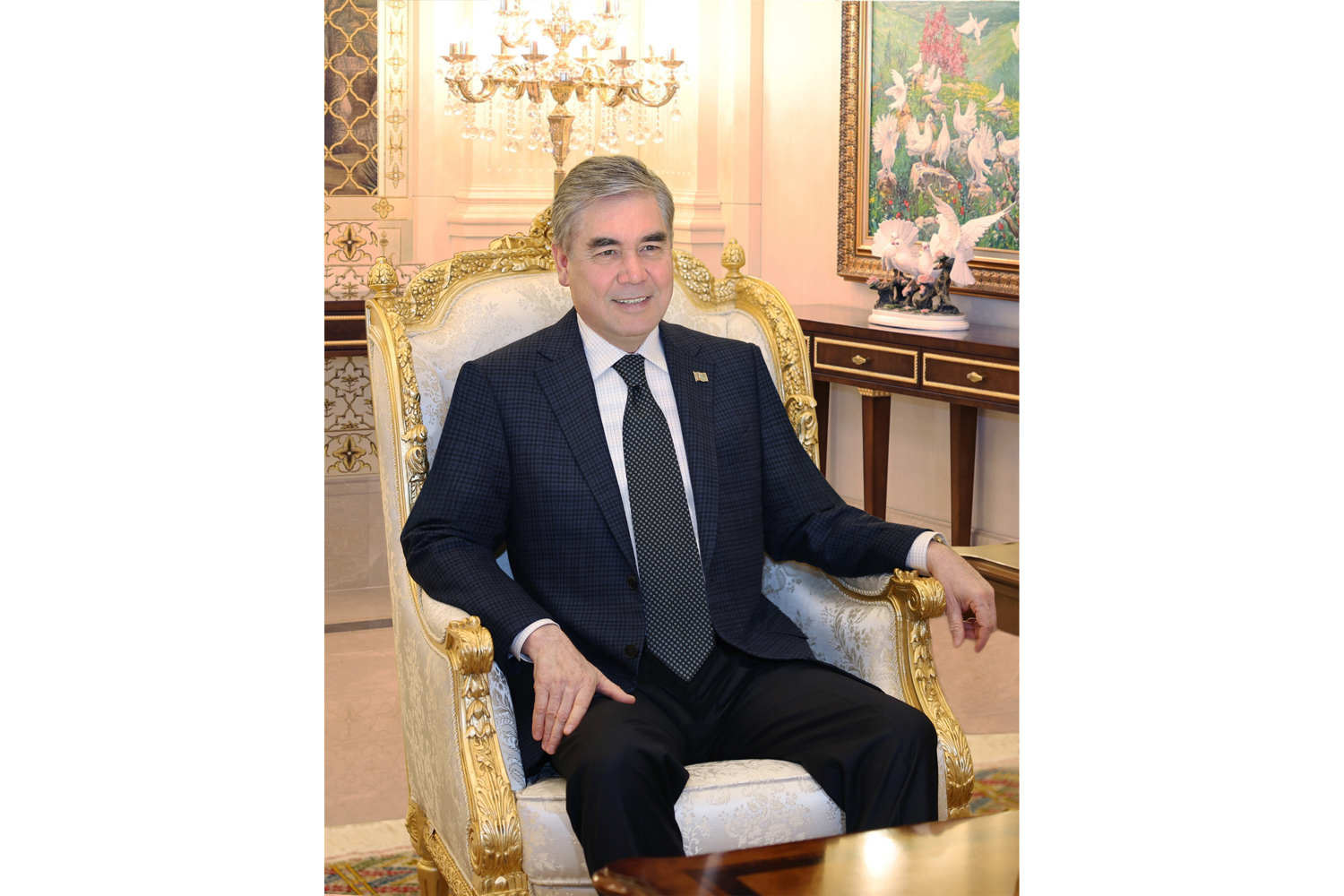 Milli Liderimiz Erik Stýuart bilen duşuşdy