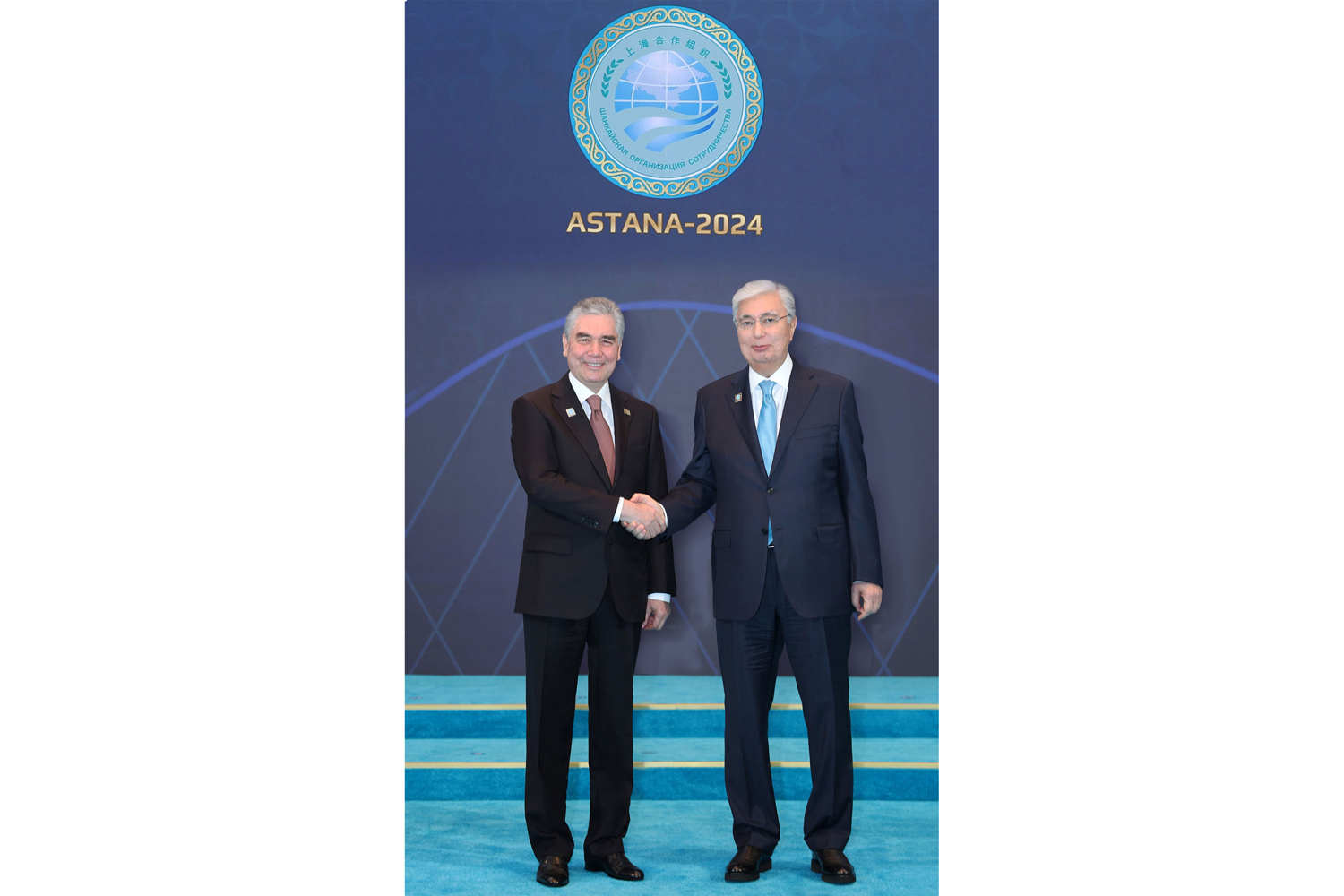 Milli Liderimiziň Kasym-Žomart Tokaýew bilen duşuşygy